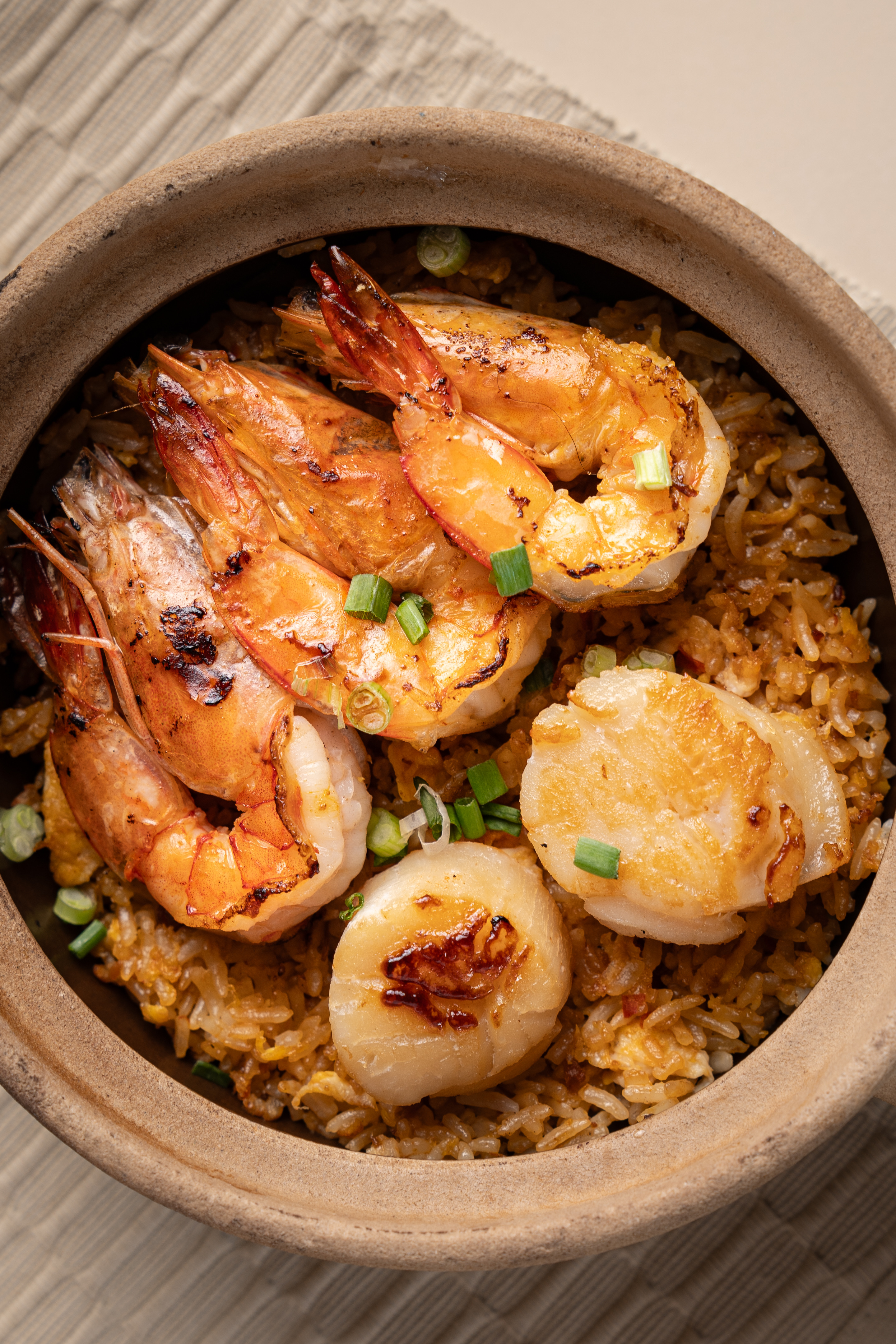 FRIED RICE WITH SHRIMP AND SCALLOP