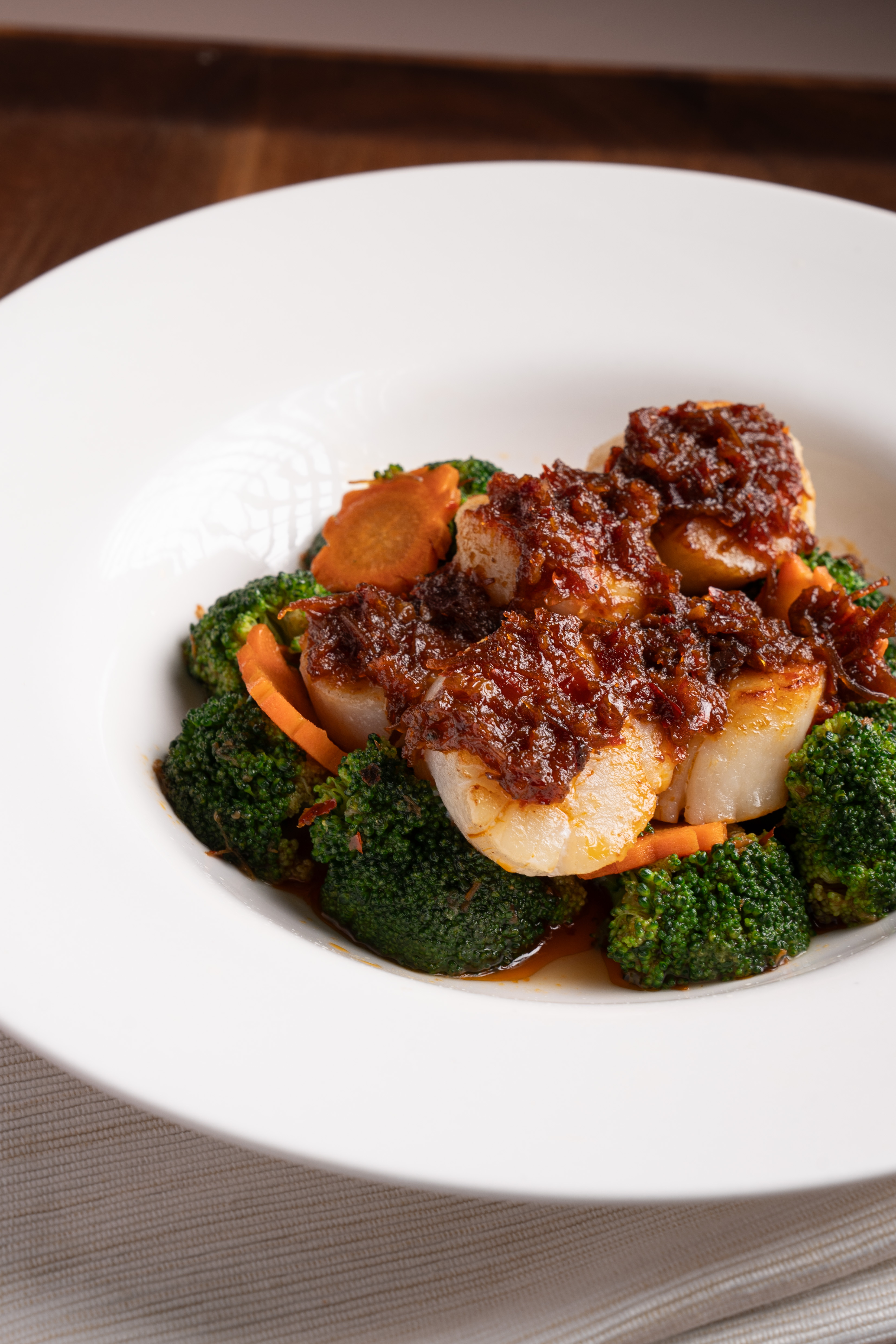 SCALLOP WITH XO SAUCE